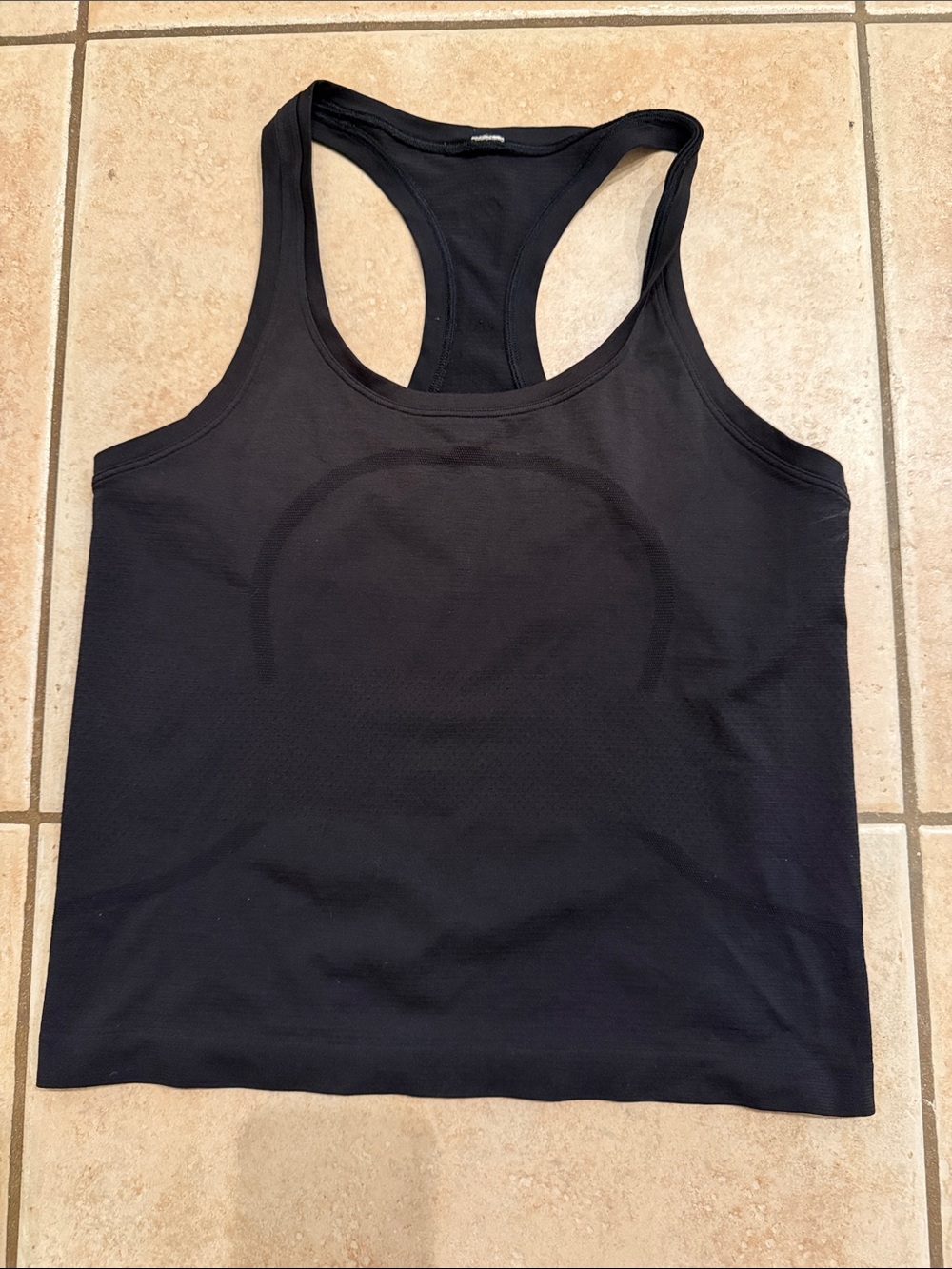 lululemon athletica Black Performance Racerback Tank